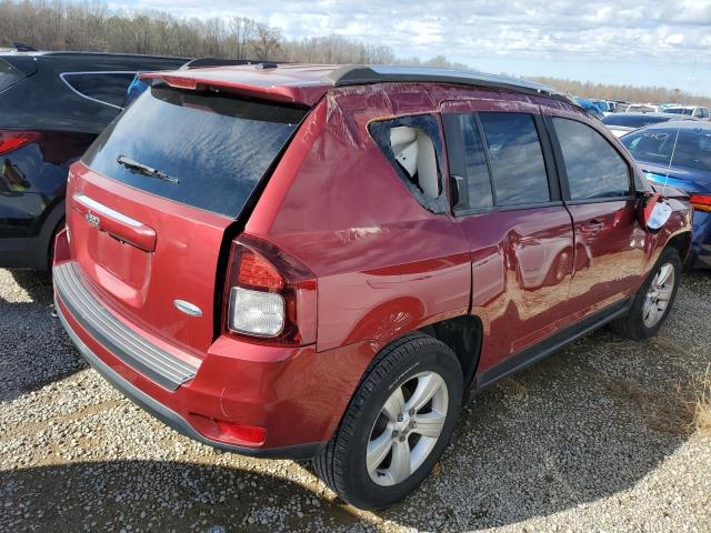 1C4NJDEB3ED817029 - 2014 JEEP COMPASS LATITUDE BURGUNDY photo 3