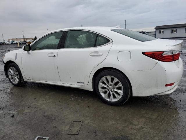 JTHBW1GG6E2073156 - 2014 LEXUS ES 300H WHITE photo 2