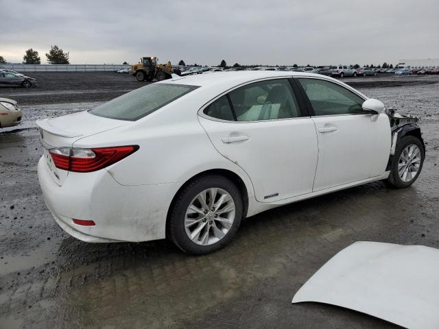 JTHBW1GG6E2073156 - 2014 LEXUS ES 300H WHITE photo 3