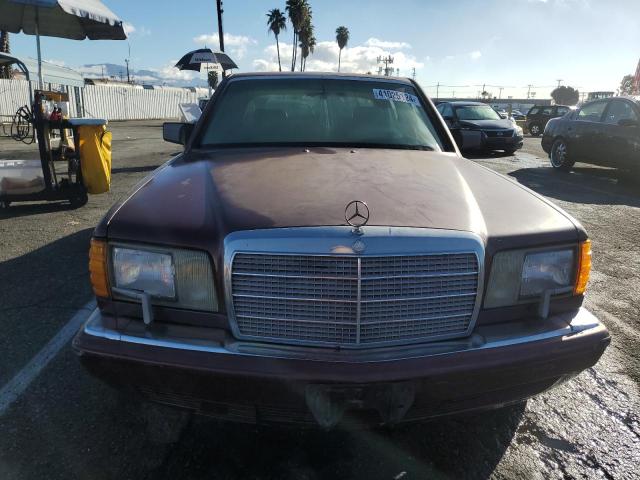 WDBCA35E7LA554164 - 1990 MERCEDES-BENZ 420 SEL BURGUNDY photo 5