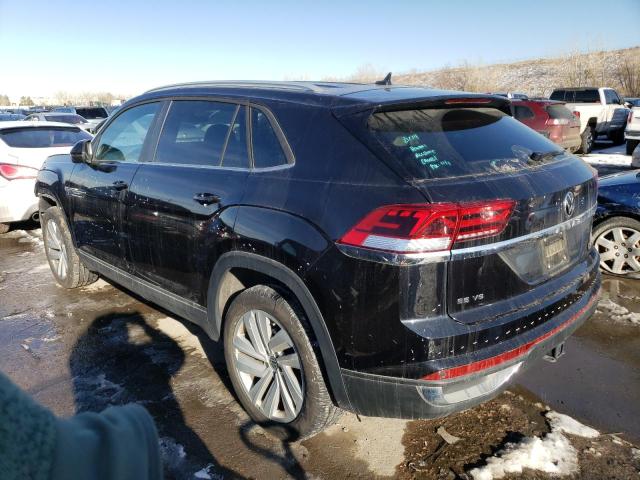 1V21E2CA6LC216250 - 2020 VOLKSWAGEN ATLAS CROS SE შავი ფოტო 2