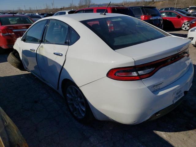 1C3CDFCB2FD173672 - 2015 DODGE DART LIMITED WHITE photo 2