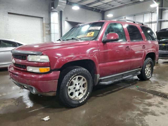 1GNEK13Z74R305648 - 2004 CHEVROLET TAHOE K1500 MAROON photo 1