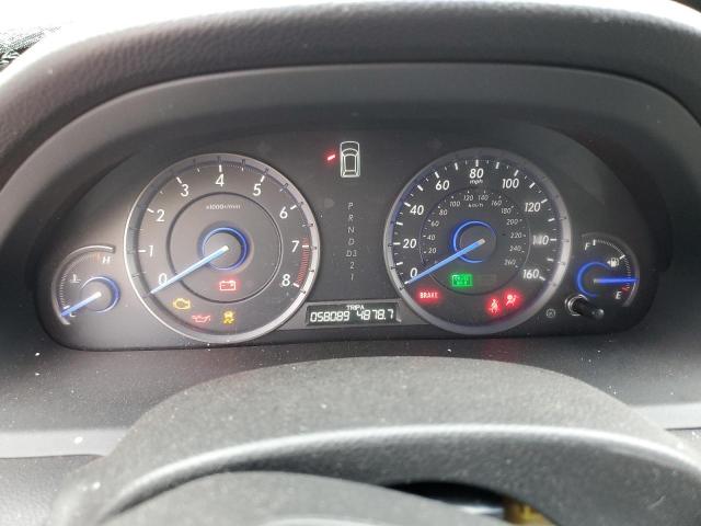 5J6TF1H56CL004066 - 2012 HONDA CROSSTOUR EXL შავი ფოტო 9