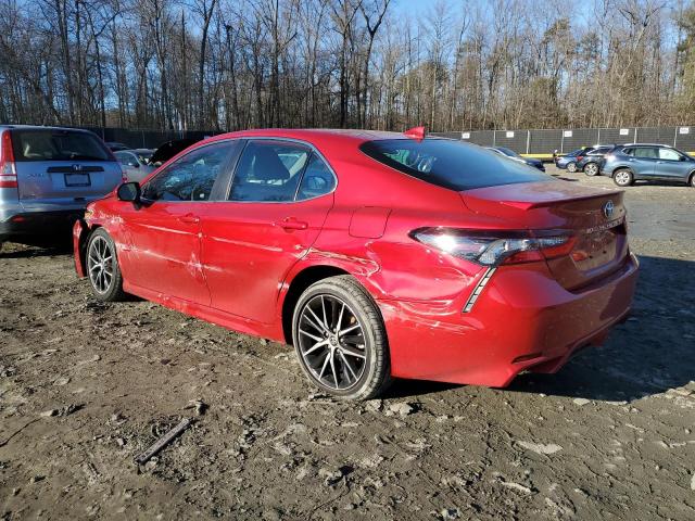 4T1G11AK2PU156136 - 2023 TOYOTA CAMRY SE NIGHT SHADE RED photo 2
