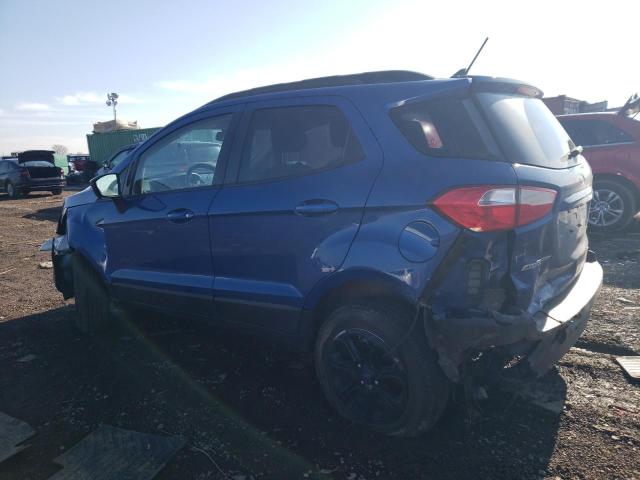 MAJ3S2GE7KC271648 - 2019 FORD ECOSPORT SE BLUE photo 2