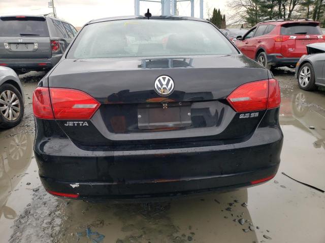 3VWDZ7AJ9BM361716 - 2011 VOLKSWAGEN JETTA SE BLACK photo 6