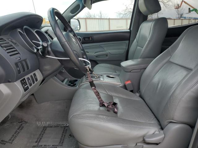 5TEJU4GN4AZ681816 - 2010 TOYOTA TACOMA DOUBLE CAB PRERUNNER SILVER photo 7