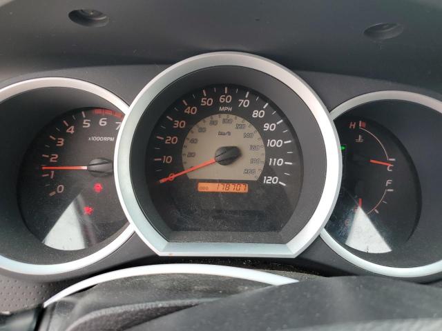 5TEJU4GN4AZ681816 - 2010 TOYOTA TACOMA DOUBLE CAB PRERUNNER SILVER photo 9