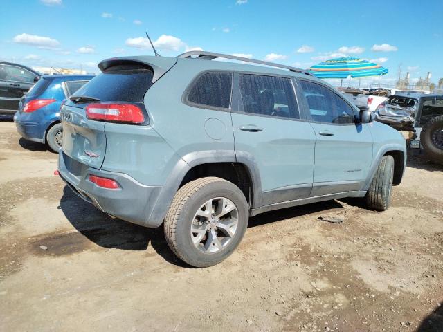 1C4PJMBS8EW222713 - 2014 JEEP CHEROKEE TRAILHAWK 绿色 照片 3