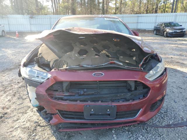 3FA6P0D90DR354692 - 2013 FORD FUSION TITANIUM BURGUNDY photo 5