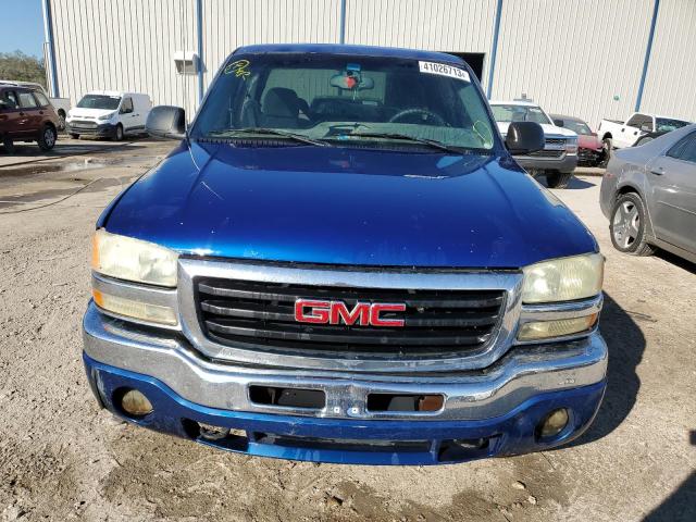 2GTEC19V731198117 - 2003 GMC NEW SIERRA C1500 BLUE photo 5