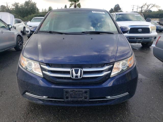 5FNRL5H45FB046176 - 2015 HONDA ODYSSEY EX BLUE photo 5