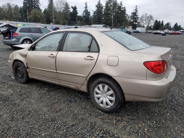 1NXBR32E44Z336849 - 2004 TOYOTA COROLLA CE TAN photo 2