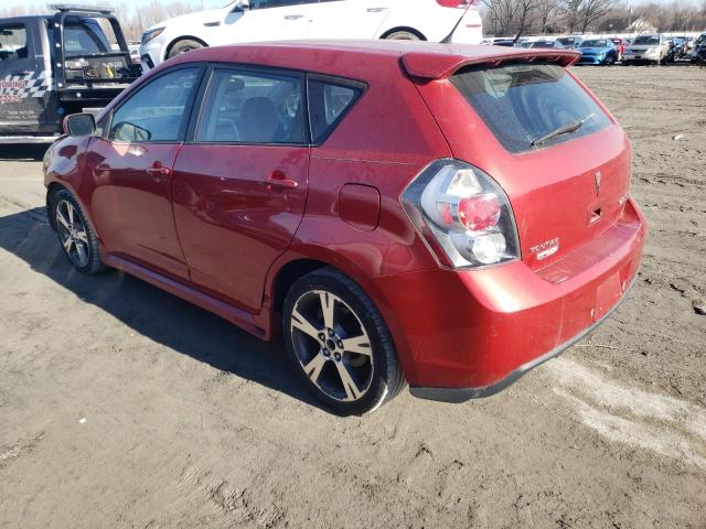 5Y2SR67069Z424217 - 2009 PONTIAC VIBE GT RED photo 2