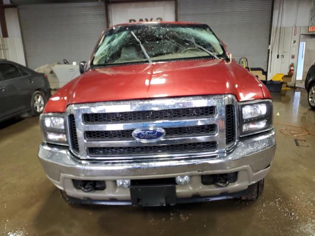 1FMNU43S92EB97170 - 2002 FORD EXCURSION LIMITED RED photo 5