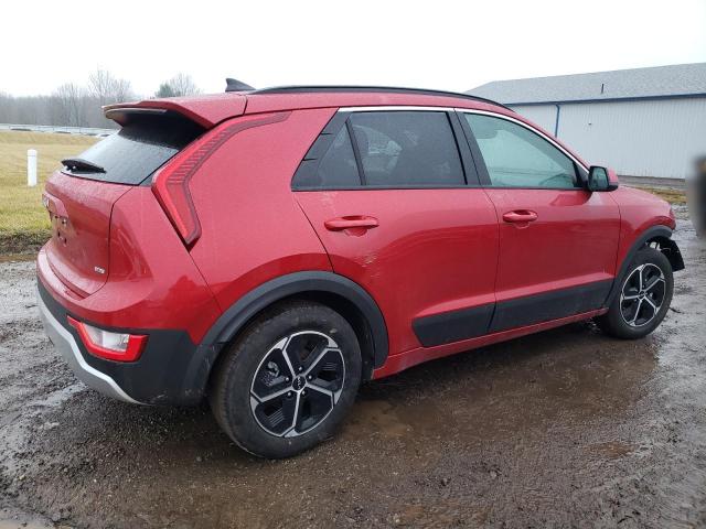 KNDCP3LE8P5090271 - 2023 KIA NIRO LX RED photo 3