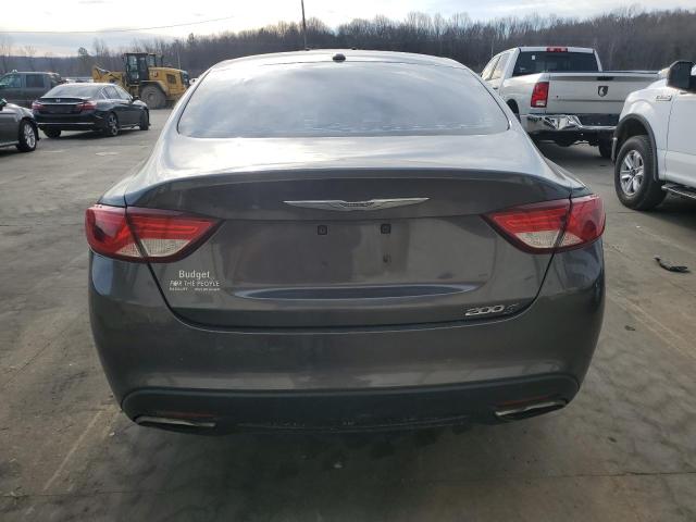 1C3CCCBB1FN678082 - 2015 CHRYSLER 200 S GRAY photo 6