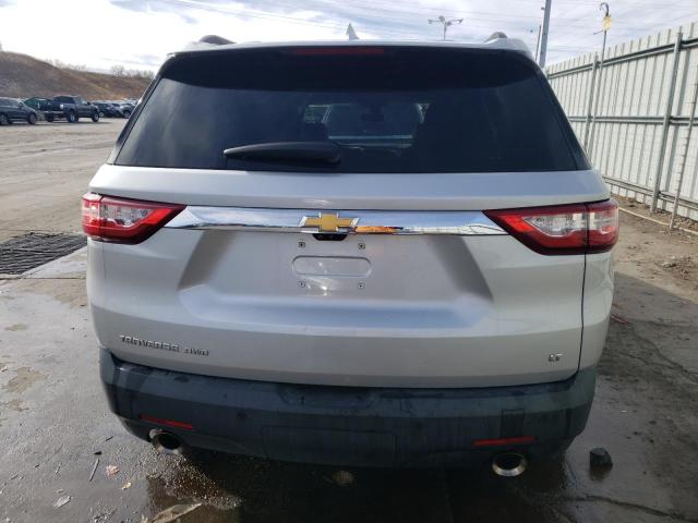 1GNEVHKW0LJ104758 - 2020 CHEVROLET TRAVERSE LT SILVER photo 6