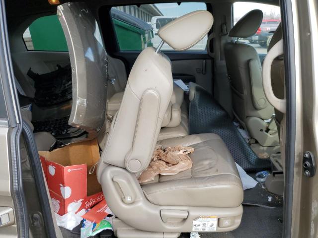 5FNRL5H69BB034706 - 2011 HONDA ODYSSEY EXL TAN photo 10