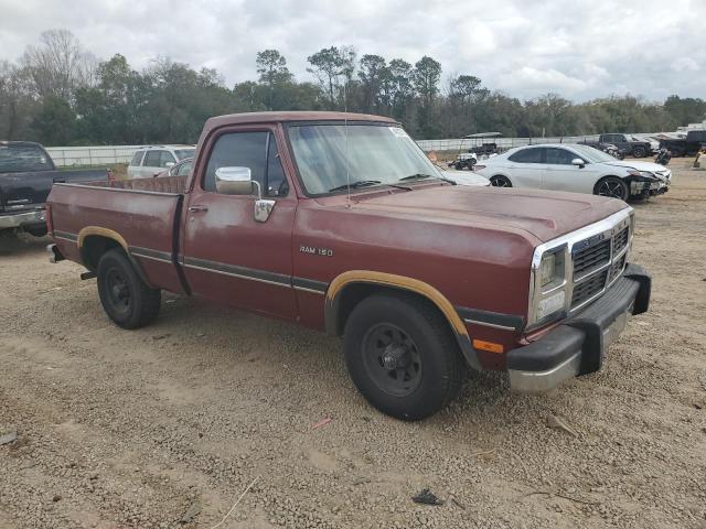 1B7GE16Y4PS100104 - 1993 DODGE D-SERIES D150 RED photo 4