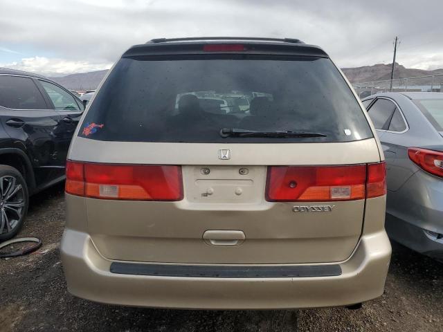 2HKRL18691H529822 - 2001 HONDA ODYSSEY EX GOLD photo 6