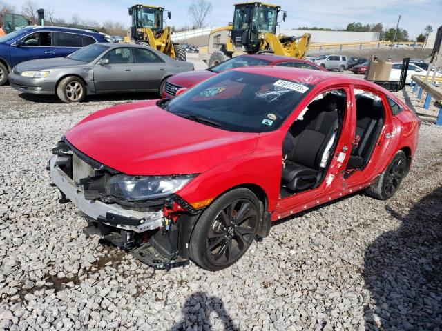 2HGFC2F85LH549124 - 2020 HONDA CIVIC SPORT 红色 照片 1