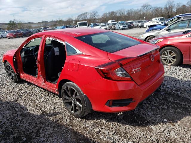 2HGFC2F85LH549124 - 2020 HONDA CIVIC SPORT 红色 照片 2