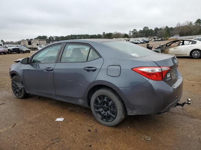 5YFBURHEXGP461644 - 2016 TOYOTA COROLLA L GRAY photo 2