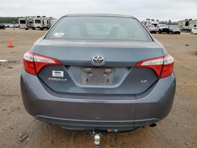 5YFBURHEXGP461644 - 2016 TOYOTA COROLLA L GRAY photo 6