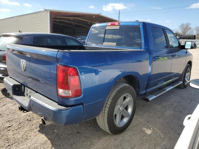 1D7RB1CT0AS203902 - 2010 DODGE RAM 1500 BLUE photo 3