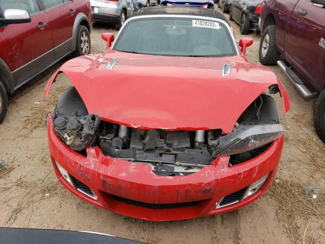 1G8MG35X38Y103294 - 2008 SATURN SKY REDLINE RED photo 5