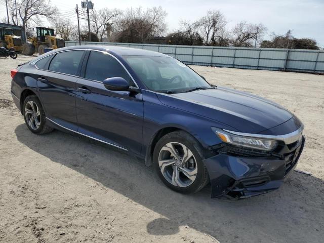 1HGCV1F57JA163281 - 2018 HONDA ACCORD EXL BLUE photo 4