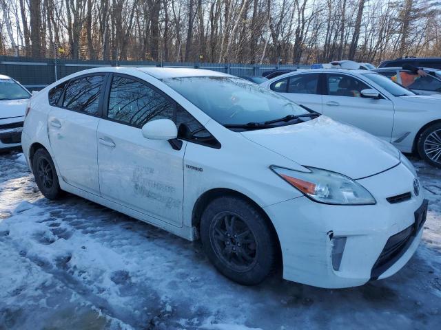 JTDKN3DU4F1975175 - 2015 TOYOTA PRIUS WHITE photo 4