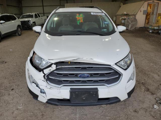 MAJ3P1TE1JC224261 - 2018 FORD ECOSPORT SE WHITE photo 5