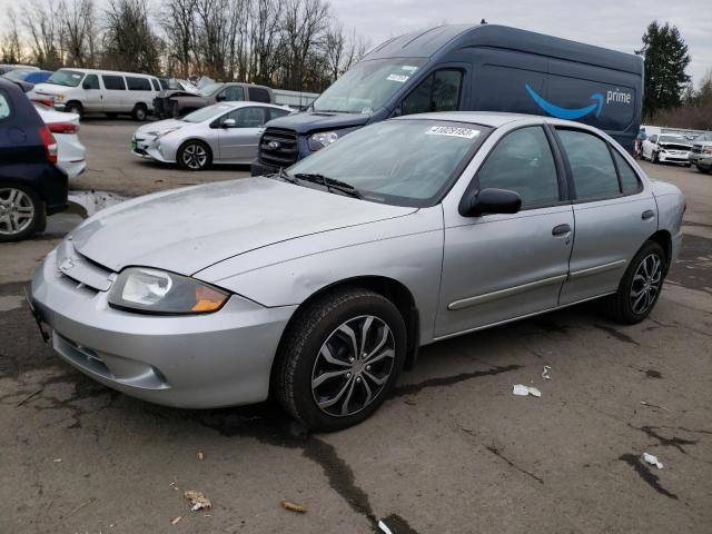 1G1JC52F437236536 - 2003 CHEVROLET CAVALIER SILVER photo 1