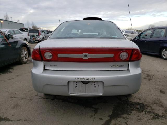 1G1JC52F437236536 - 2003 CHEVROLET CAVALIER SILVER photo 6