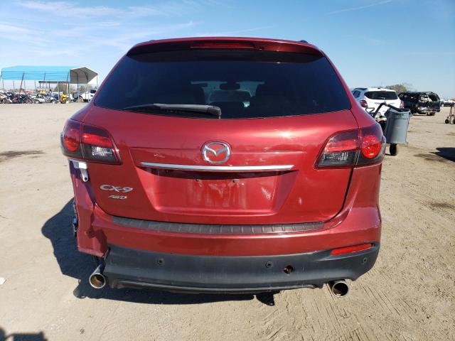 JM3TB3DA9F0449608 - 2015 MAZDA CX-9 GRAND TOURING RED photo 6