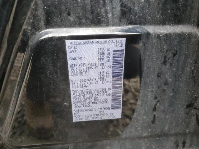 5N1DR2MM0KC578998 - 2019 NISSAN PATHFINDER S Qara foto 13