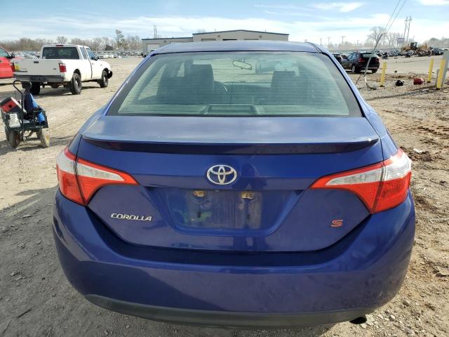 5YFBURHE2EP116167 - 2014 TOYOTA COROLLA L BLUE photo 6