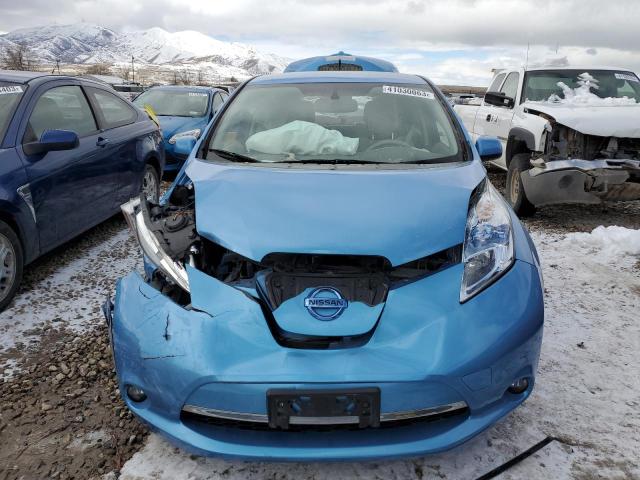 JN1AZ0CP4CT019255 - 2012 NISSAN LEAF SV BLUE photo 5