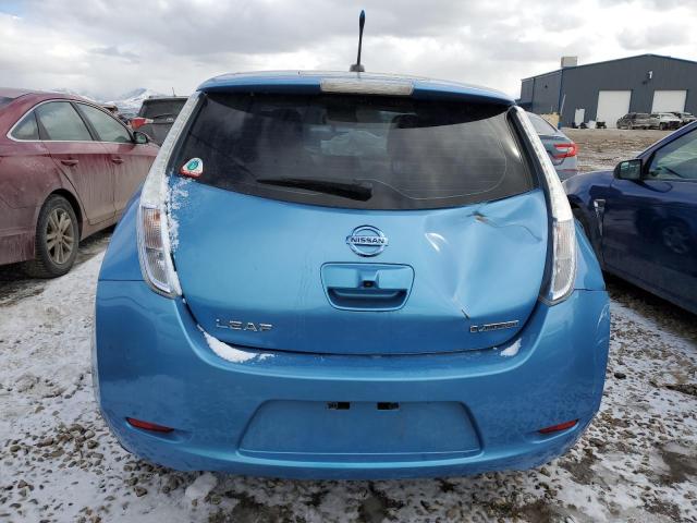 JN1AZ0CP4CT019255 - 2012 NISSAN LEAF SV BLUE photo 6