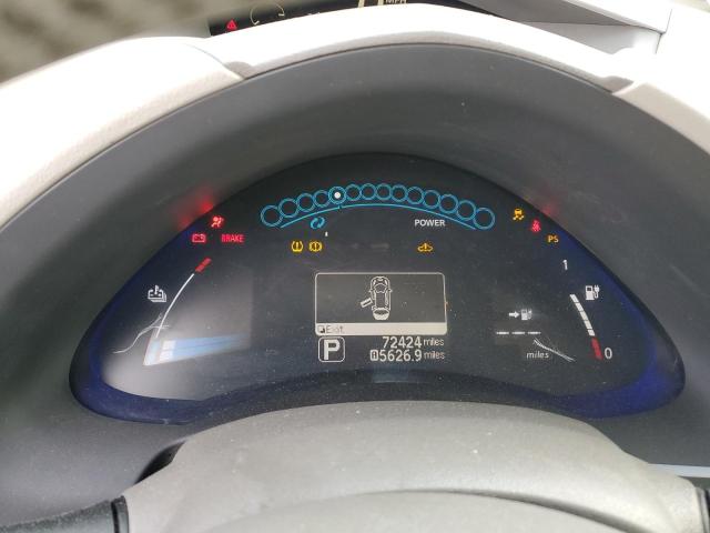 JN1AZ0CP4CT019255 - 2012 NISSAN LEAF SV BLUE photo 9