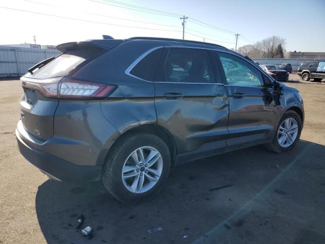 2FMPK4J86JBC16208 - 2018 FORD EDGE SEL GRAY photo 3