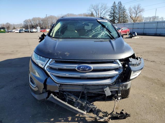 2FMPK4J86JBC16208 - 2018 FORD EDGE SEL GRAY photo 5