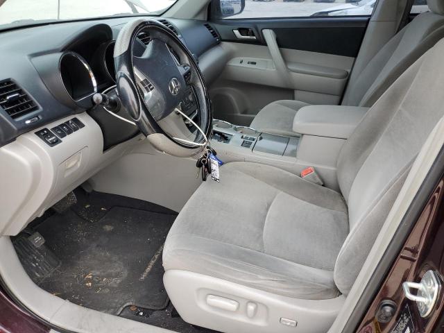 5TDZK3EH9DS139726 - 2013 TOYOTA HIGHLANDER BASE Marron photo 7