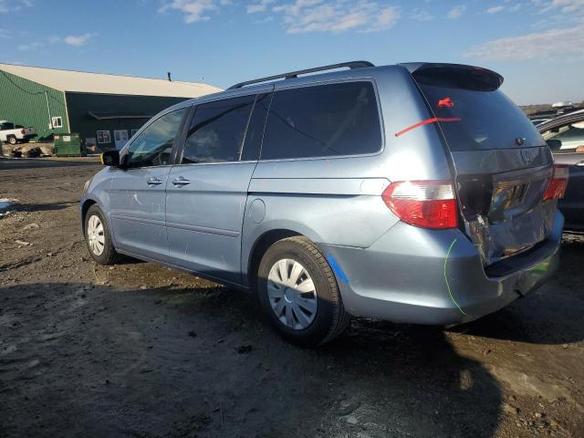 5FNRL38477B109350 - 2007 HONDA ODYSSEY EX TURQUOISE photo 2