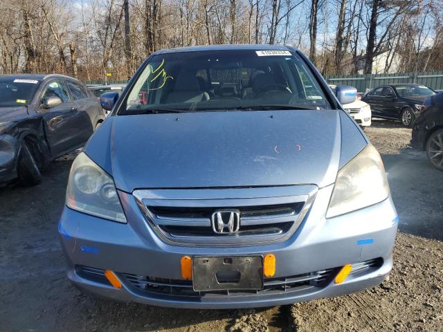 5FNRL38477B109350 - 2007 HONDA ODYSSEY EX TURQUOISE photo 5