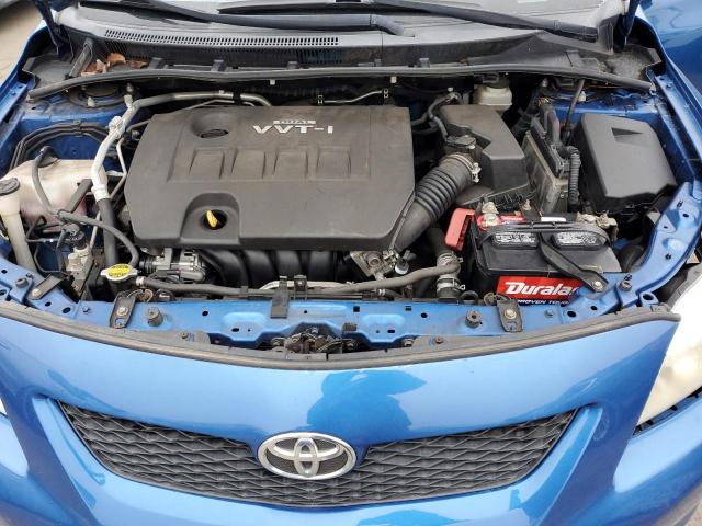 JTDBL40E999039892 - 2009 TOYOTA COROLLA BASE BLUE photo 11