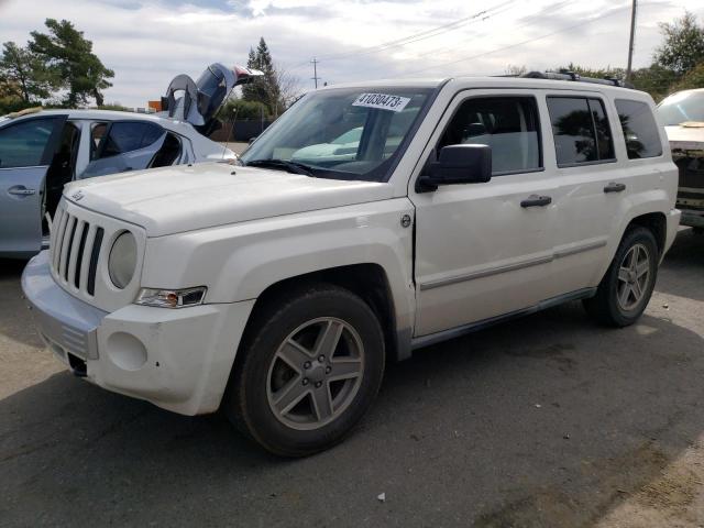 1J8FF48W58D594400 - 2008 JEEP PATRIOT LIMITED WHITE photo 1